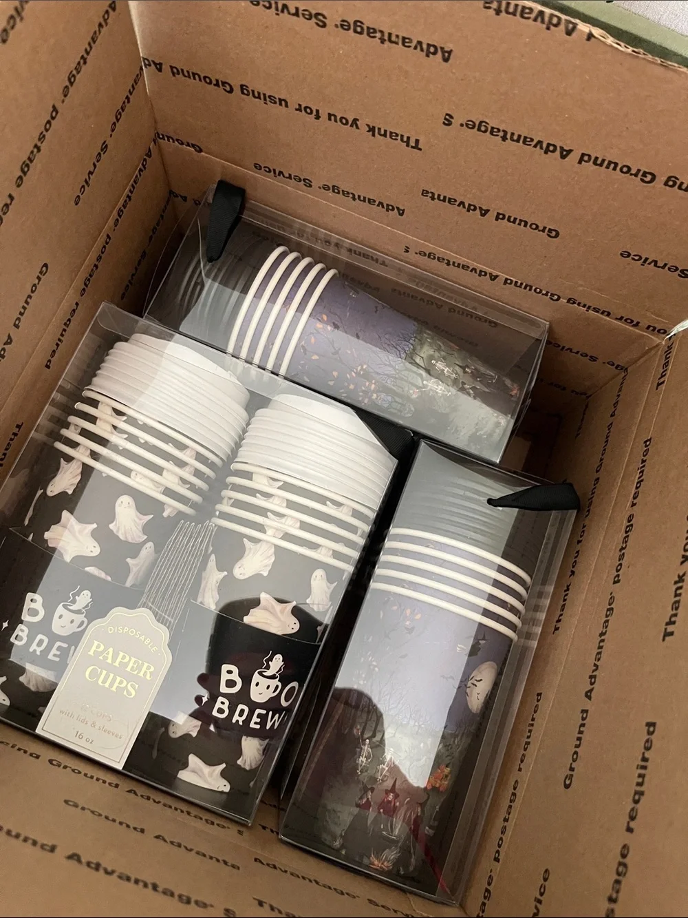 Halloween HOSTESS BUNDLE/Themed disposable coffee cups & Napkins